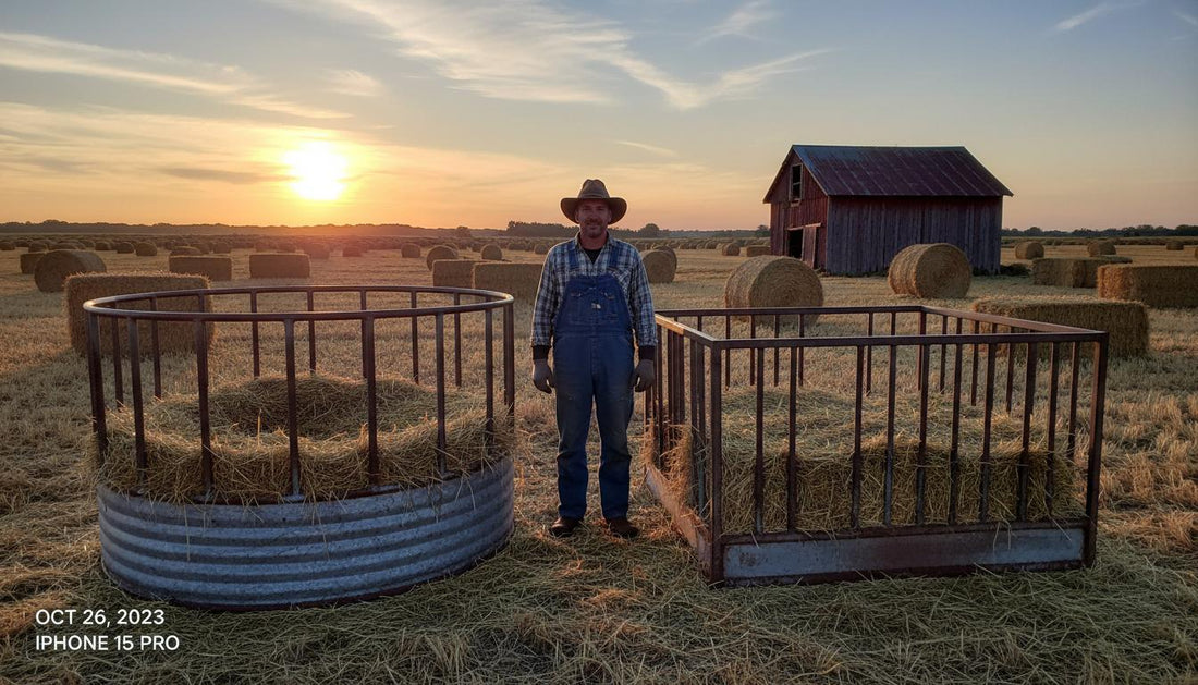 1 Round Bale Feeder vs Square Bale Feeder Which Saves More Hay Wins.jpg