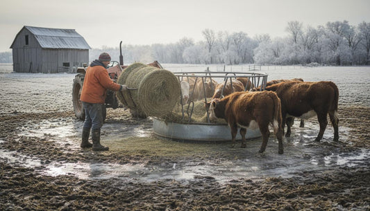1 Hay Feeder for Cattle in Winter Ice, Mud, and Bale Handling Tips Safe.jpg