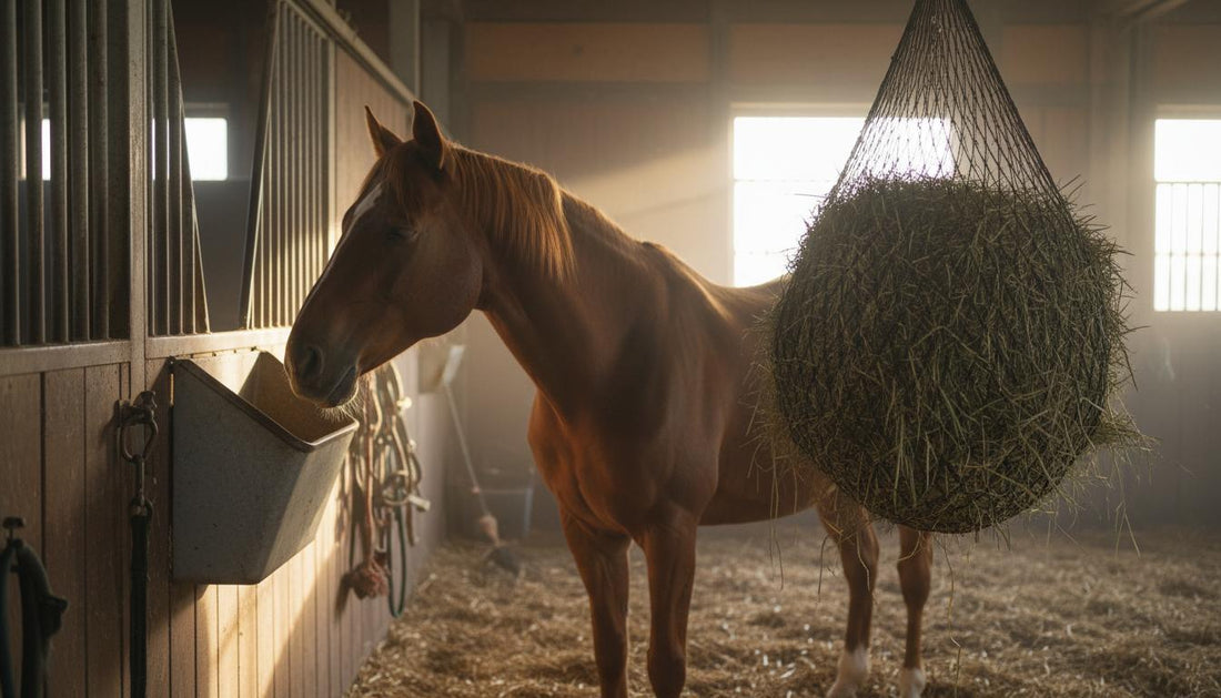 Horse Hay Feeder vs Hay Net Slow Feeder Which One Is Better.jpg