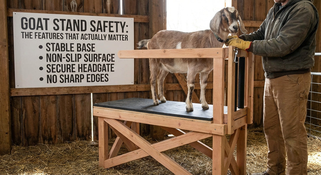 Goat Stand Safety: The Features That Actually Matter