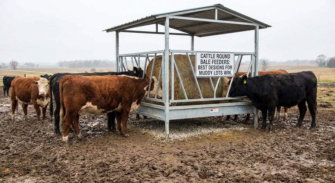 Cattle Round Bale Feeders: Best Designs for Muddy Lots