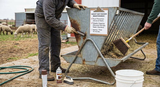 Sheep Hay Feeder Maintenance Rust Prevention and Cleaning Tips