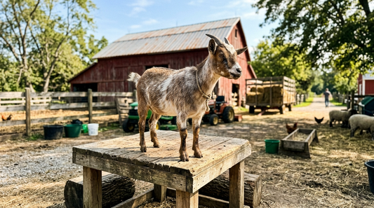 How to Train a Goat to Load Onto a Stand Calmly