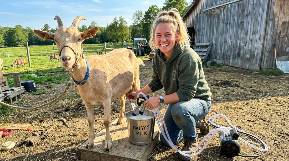 First Time Using a Goat Milking Machine Expect Success