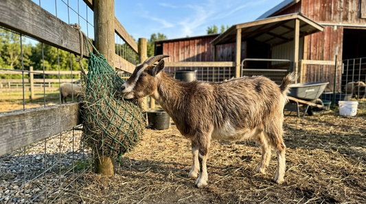 Slow Feeding Hay Nets Explained for Goat Owners' Benefits