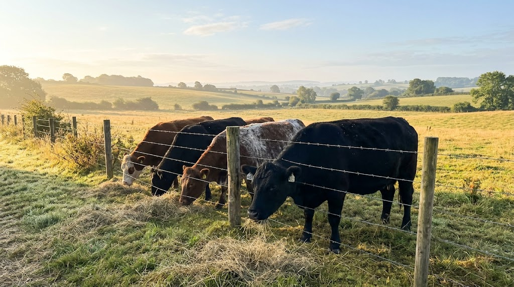 Fence Line Hay Feeding Done Right Boosts Efficiency