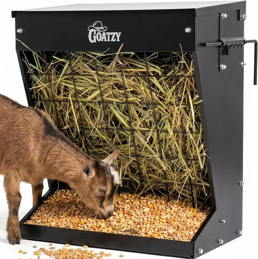 Goatzy Wall Mount Hay Feeder